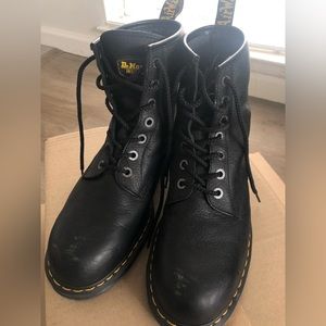 Dr.Martens used 1460 SLIP RESISTANT STEEL TOE BOOTS size 13 US